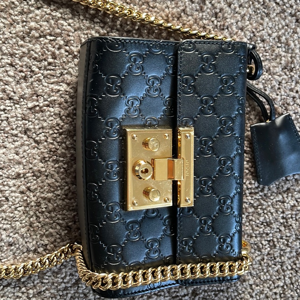 Gucci padlock 🔐 Guccissima Leather Bag